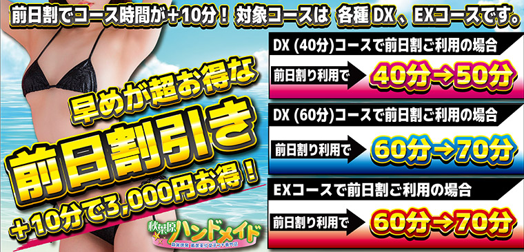 前日割り